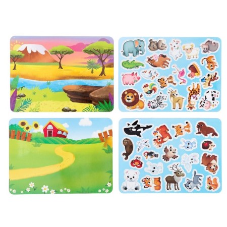 Magnetic set "Who lives where?", In the package-1