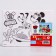Picture on numbers for children, 21x15 cm, Mickey Mouse