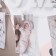 Photo frame plastic in 3 photos 9x13 cm "House" with clothespins, white 40x30x2 cm