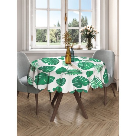 The tablecloth "Fern rain", round, Saten, d = 150 cm-2