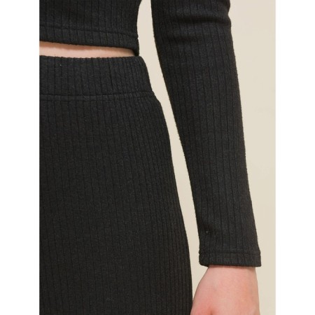 Women's longing, size 44, black color-3