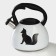 A kettle with a stainless steel whistle “Fox”, 3 l, with a heating indicator