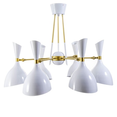 Bastoni chandelier 6he14 40W white-gold 70x70x54 cm Bayerlux-3
