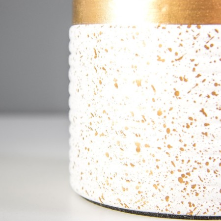 E14 40w 40W white-gold 20x20x33 cm Risalux desktop-2