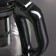 Glass teapot “Illusion”, 1.5 l, with metal sieve, black color
