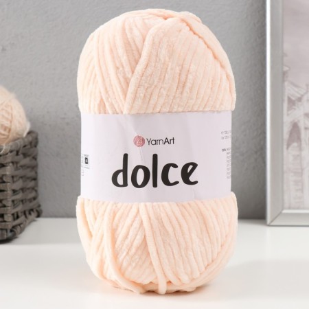 Yarn "Dolce" 100% micropoliester 120m/100g (779 SV Persik)-4