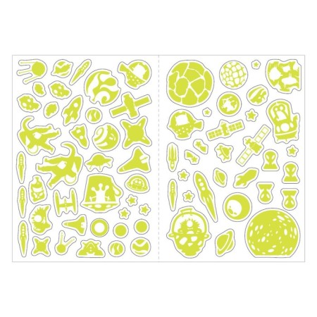 Book with luminous stickers "Space of Cosmos", 70 stickers, 4 p.-2