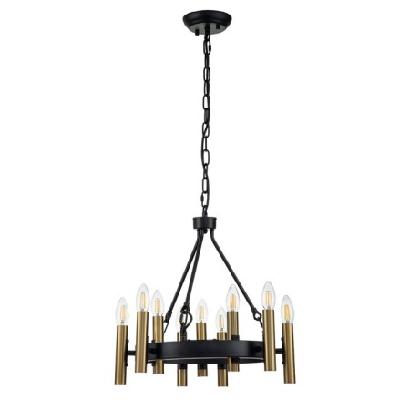 Suspended Indigo lamp, 13009/9p Black. 9x40W, E14, 460x460x445/1245 mm-1