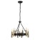 Suspended Indigo lamp, 13009/9p Black. 9x40W, E14, 460x460x445/1245 mm