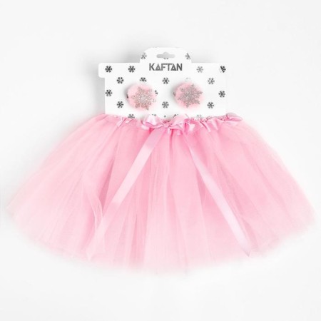 KAFTAN photo shoot "Fluffy Snowflake"; Three -layer skirt and hair hairpins-6