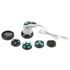 Body massage Luazon LEM-34, anti-cellulite, 2 modes, 5 nozzles, 220 V, white