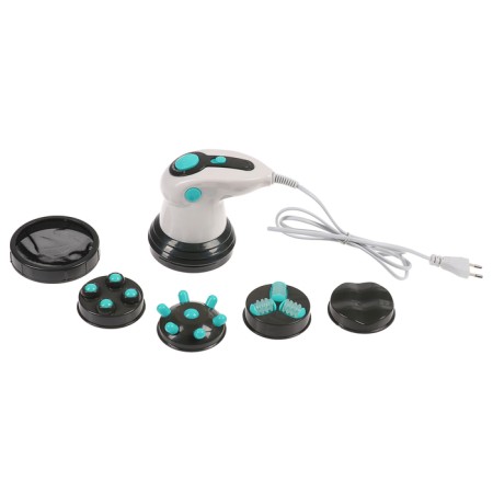 Body massage Luazon LEM-34, anti-cellulite, 2 modes, 5 nozzles, 220 V, white