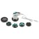 Body massage Luazon LEM-34, anti-cellulite, 2 modes, 5 nozzles, 220 V, white