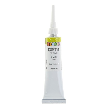 Contour on fabric 18 ml, ZHK Decola, lime (5403734)