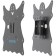 KROMAX Casper-200 Kromax, for TV, fixed, 15-43 ", up to 30 kg, 21 mm from the wall, black