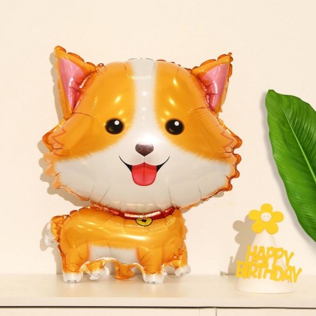 Foil ball 24 "Funny Corgi"-1