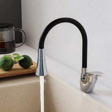 Santek Mavis kitchen mixer, flexible 2-regime surplus, chrome-1