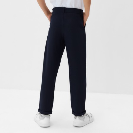 Pants for the boy Minaku: School Collection, dark blue color, height 152 cm-6