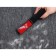 Folding clothing brush, 0.6 × 3.5 × 9.5 cm, black color