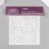 Plastic stencil "grid" 15x15 cm