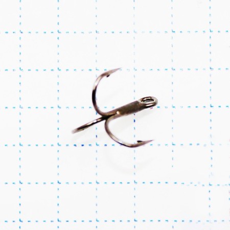 The hook KOI Round Treble, size 12 int, color BN, tee, 10 pcs.
