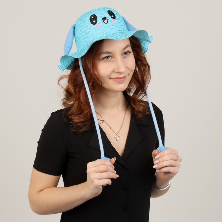 Panama "Cute Bunny", the ears rise pr 52-54 Blue color-2