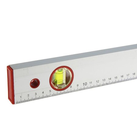 Aluminum level Sparta, 200 cm, 3 eye, ruler