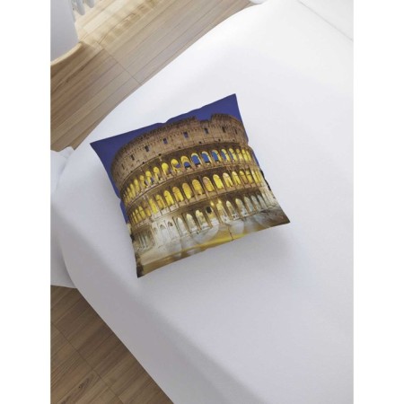Decorative pillowcase "Bright Colosseum", on a zipper, size 45x45 cm-1