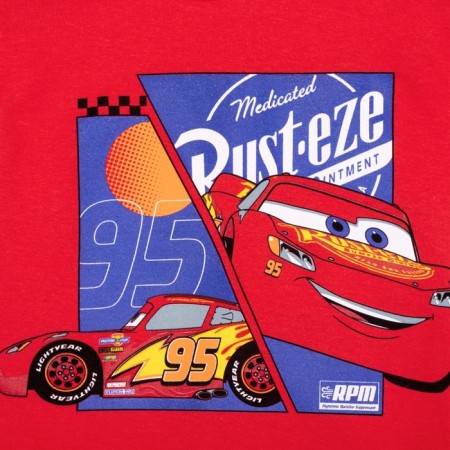 T-shirt with long sleeve "Cars", Disney, height 122-128, red-7