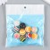 Busina for creativity plastic "Striped ball" 2x2x2 cm