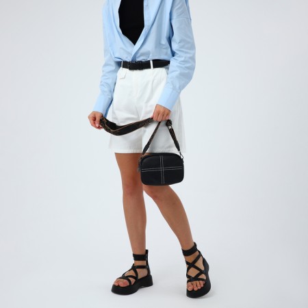 Women's bag with lightning, black color-9