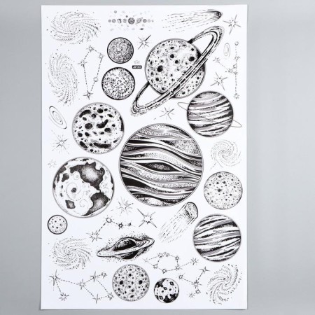 Interior plastic sticker "Planetarium" 60x90 cm-1