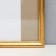 Photo frame plastic 40x40 cm, aged gold (plastic screen)