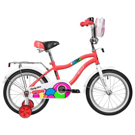 Bicycle 16 "Novatrack Candy, coral color