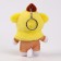 Soft toy "cat in a hat" on a key fob, 12 cm