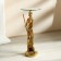 Decorative table "African" gold 38x38x85 cm
