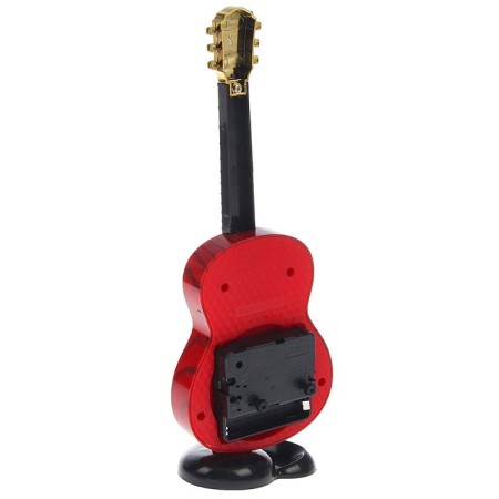 Clock - tablespoon "Guitar", discrete move, dial d -5.5 cm, 21.5 x 8.5 cm, aa-1