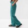 Women's trousers, free cut MIST MUSLIN size l, col. turquoise