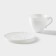Tea service Luminarc Cadix, 220 ml, 6 people, glass ceramics, white