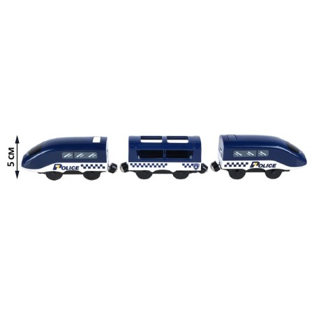 Toy train "Police", 3 items, on batteries-6