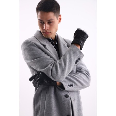 Gloves are male, dimensionless, without insulation, black color-3