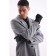 Gloves are male, dimensionless, without insulation, black color