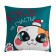 New Year's Ethel Pillow "Kus" 40x40 cm, 100% p/e, velor