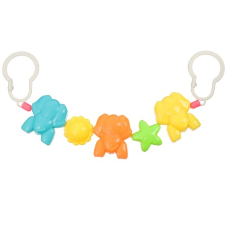 Stretching to a stroller/crib "Elephants", 3 toys, color mix, crush me-9