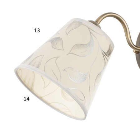 Sconces 662450/1 E14 40W bronze 29x15x21 cm-4