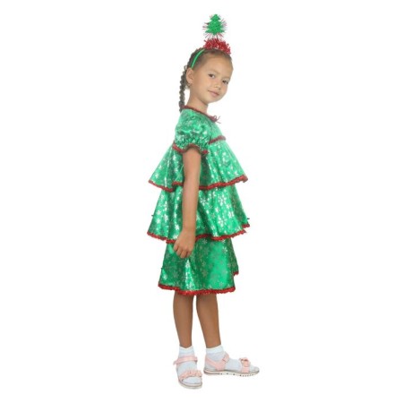 Carnival costume "Christmas tree with snowflakes", Atlas, p. 28, growth 98-104 cm-1