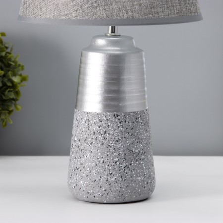 Table lamp "Luck" 1he14 40W gray 22x22x39cm-5