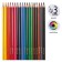 Pencils of 18 colors TOP Calligrata, in a cardboard box, neck diameter - 3mm, 5b