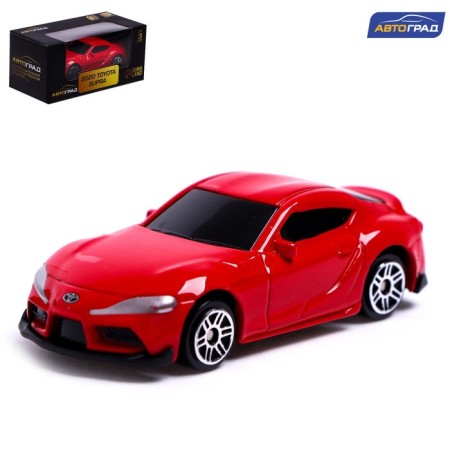 Metal machine Toyota Supra, 1:64, red color