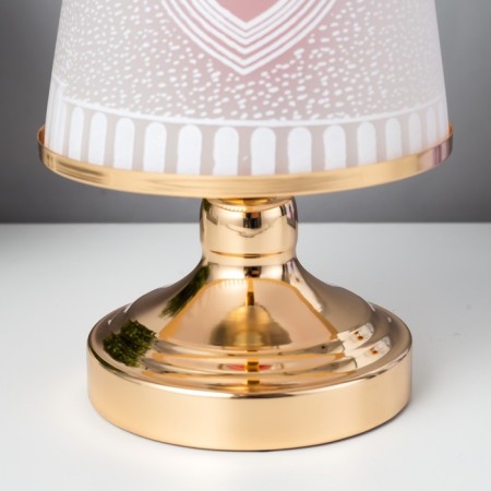 Aromarrier touchscap "Heart" G9 35W gold 13x13x20 cm Risalux-6